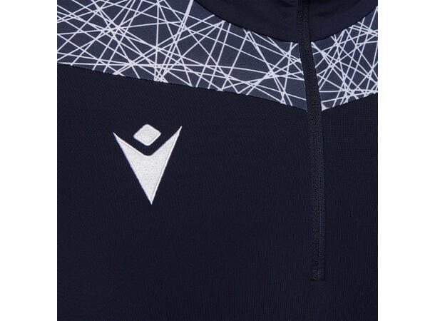 Tiber 1/4 Zip Top NAV/WHT S Stilren treningsgenser - Unisex 