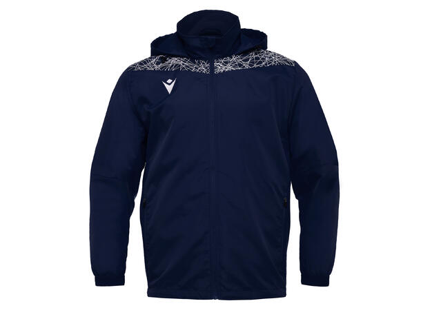 Lahti Showerjacket NAVY/HVIT XXS Vann- og vindavstøtende jakke - Unisex 