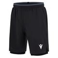 Matias II Icon shorts BLK S Teknisk kamp og treningsshorts - Unisex