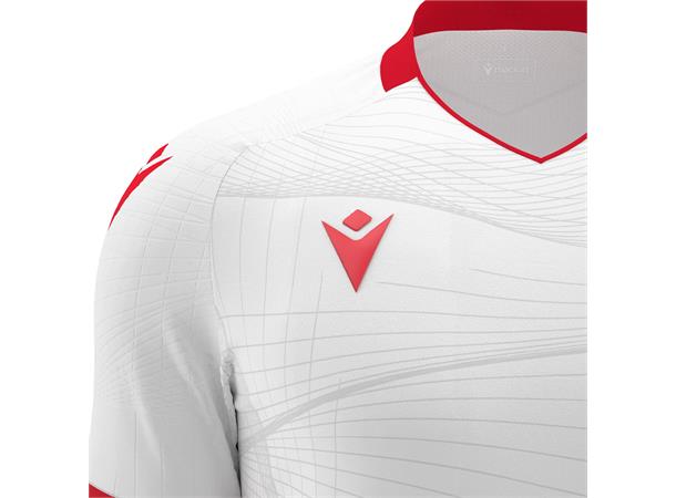 Wyvern Eco Match Day Shirt WHT/RED 3XL Teknisk drakt i ECO-tekstil - Unisex 