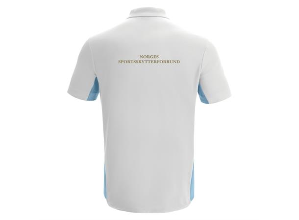 NSFs Clarinet Polo Hvit Myk polo i bomullsmiks - Unisex 